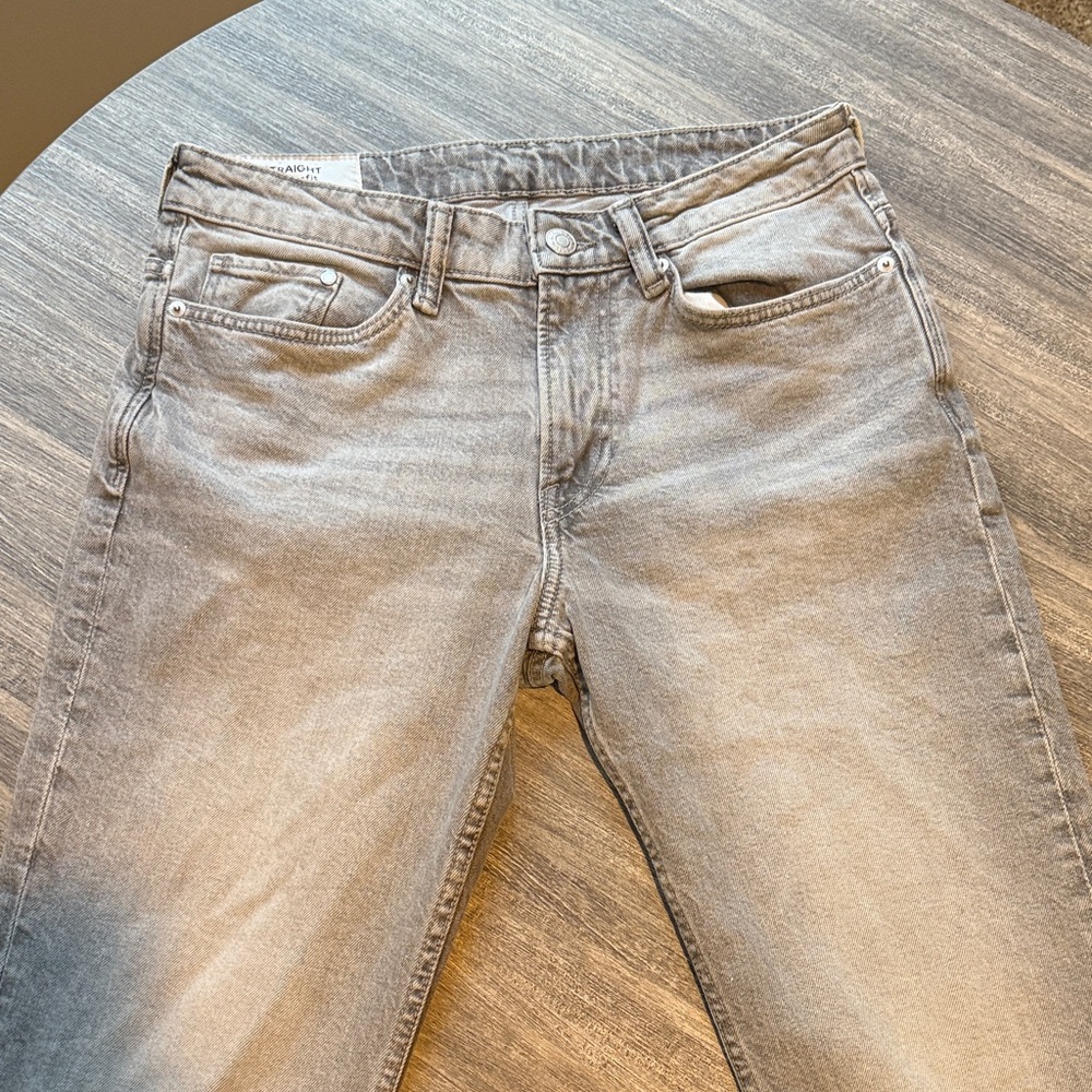 H&M Light Gray Slim Jeans never worn